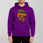 Φούτερ GandB Fighter Bear Μωβ