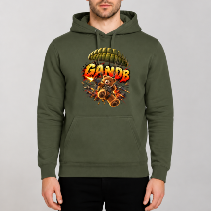 Φούτερ GandB Fighter Bear Χακί