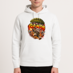 Φούτερ GandB Fighter Elephant Λευκό