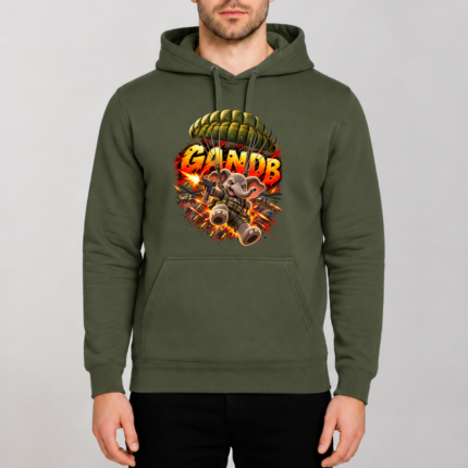 Φούτερ GandB Fighter Elephant Χακί