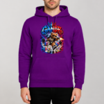 Φούτερ GandB Runaway Bear Μωβ