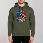 Φούτερ GandB Runaway Bear Χακί