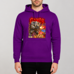 Φούτερ GandB Wild Elephant Μωβ
