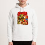 Φούτερ GandB Wild Turtle Λευκό