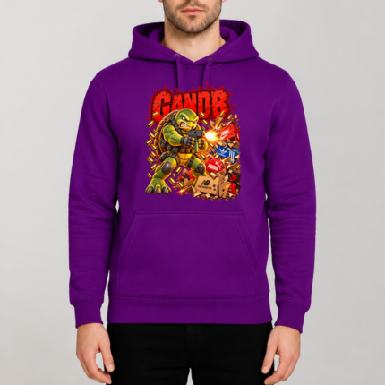 Φούτερ GandB Wild Turtle Μωβ