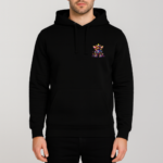 Φούτερ Streetwear Teddy Μπροστά Μαύρο